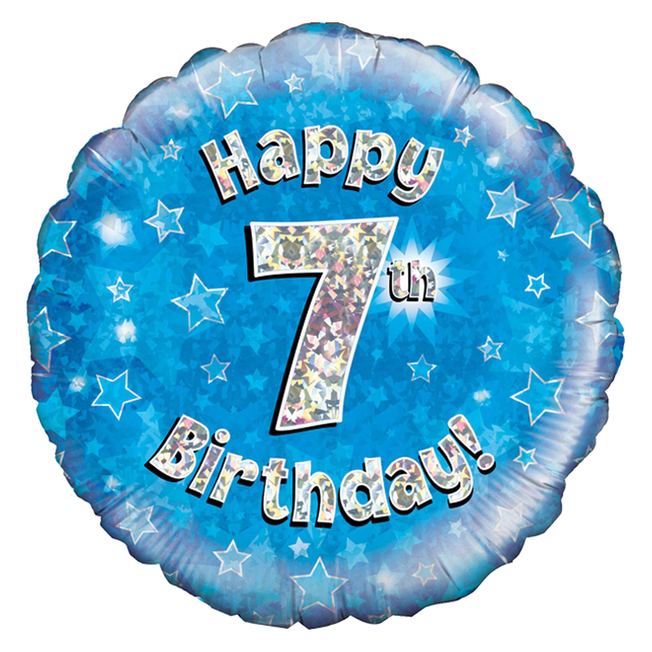 Oaktree UK Oaktree, 45,7 cm Happy 70th Birthday blu olografico
