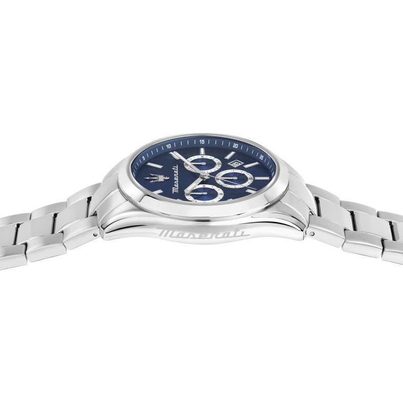Thumbnail - Maserati, Armbanduhr, Attrazione, Silber, (Analoguhr, 43 mm)