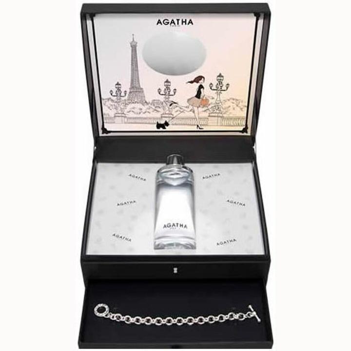 Actual product image Agatha Paris Agatha Un Soir A Paris Eau De Toilette Spray 100ml Set of 2 2017 (Perfume set)