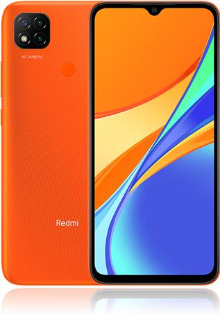 Actual product image Xiaomi Redmi 9C (32 GB, Sunrise Orange, 6.53", Dual SIM, 4G)