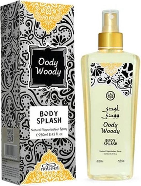 Actual product image Nabeel Oody Woody Body Splash 250ml (Eau de toilette, 250 ml)