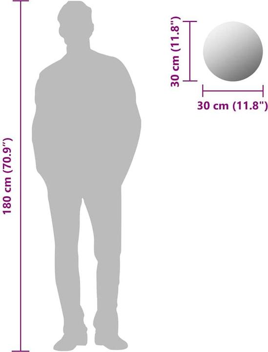 Immagine prodotto vidaXL Wandspiegel (30 cm)