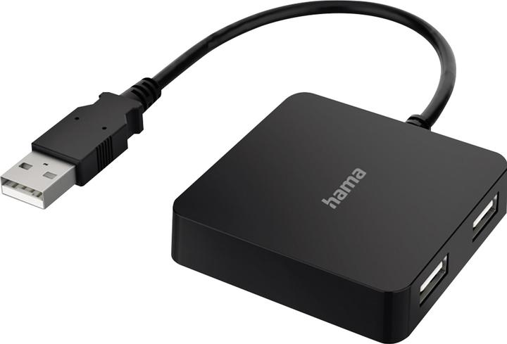 Hama USB 2.0 Hub (USB-A, 4 Ports)
