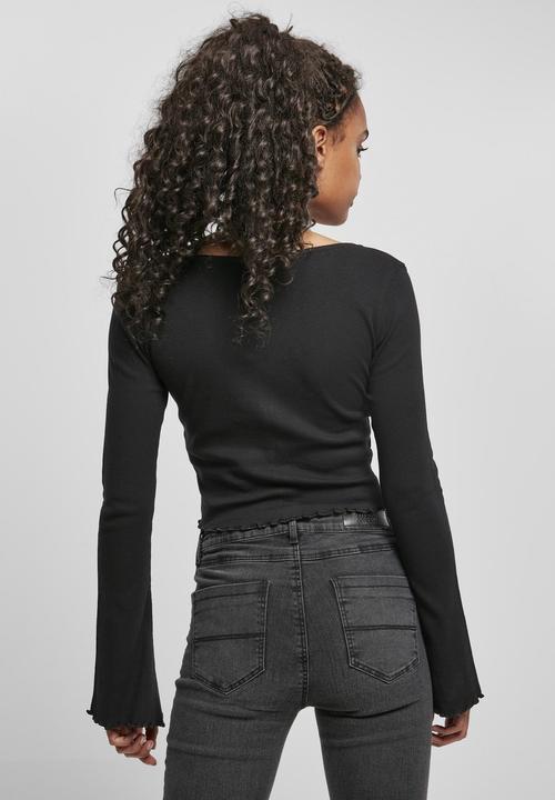 Produktbild Urban Classics Ladies Cropped Rib Cardigan - 14113 (L)