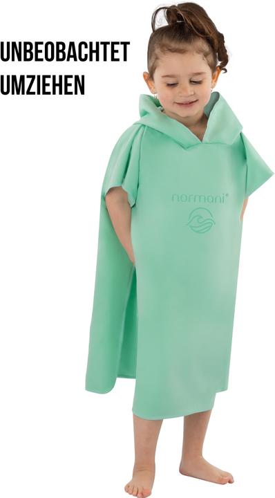 Actual product image Normani Kinder Badeponcho aus Mikrofaser Manati