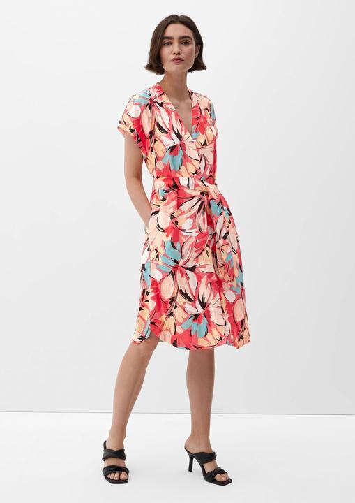 Image du produit s.Oliver Kleid Viskosekleid mit Gürtel (40)
