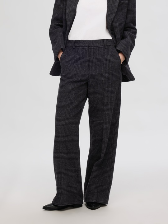 Actual product image Selected Femme High Waist Trousers with Wide Leg (40)