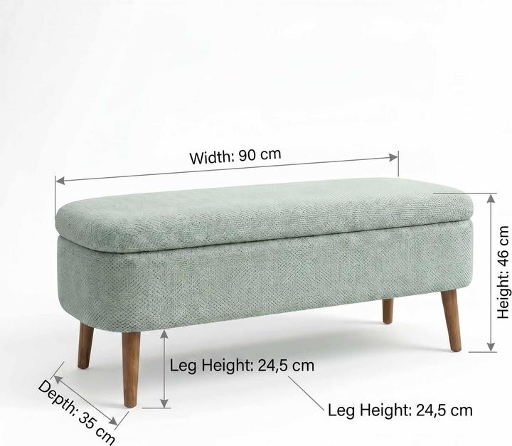 Actual product image Atelier del Sofa Oslo Linen Pouffe