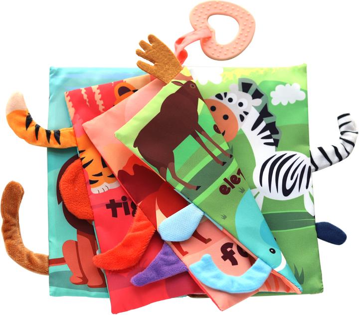 Produktbild Kikkaboo Baby Stoffbuch Beissring