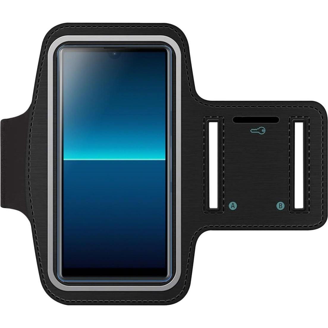 SmartFitness Sony Xperia L4 Handy Sport Armband, Smartphone Sportarmband, Schwarz