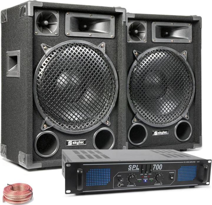 Produktbild Skytec MAX12 mit SPL700 -Verstärker - 700W komplette Installation (Aktiv)