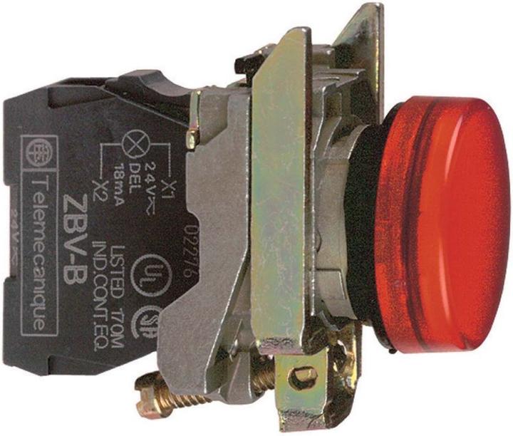 Produktbild Schneider Electric Leuchtmelder LED 48-120VAC rot XB4BVG4EX