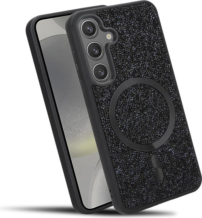 Produktbild Cadorabo Samsung Galaxy S25 Hülle kompatibel mit MagSafe Glitzer Case (Samsung Galaxy S25)