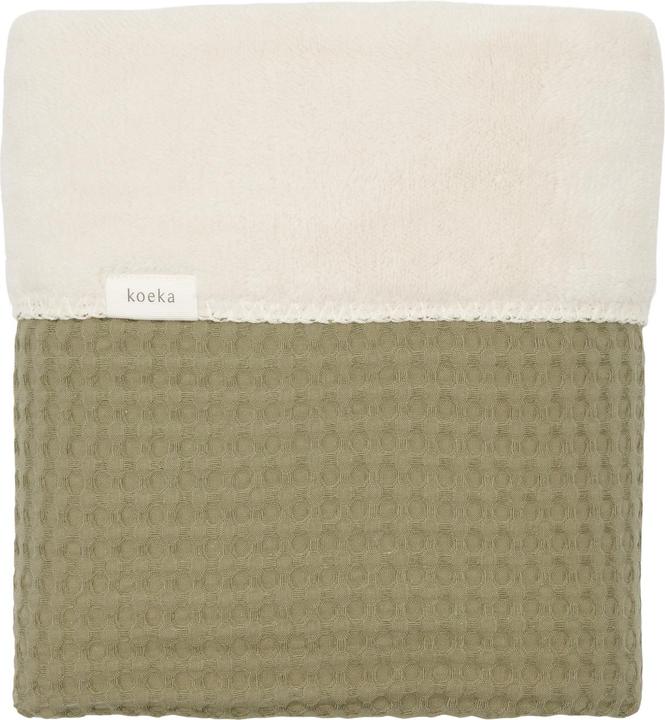 Actual product image Koeka Children's blanket plush Oslo moss (100 x 150 cm)