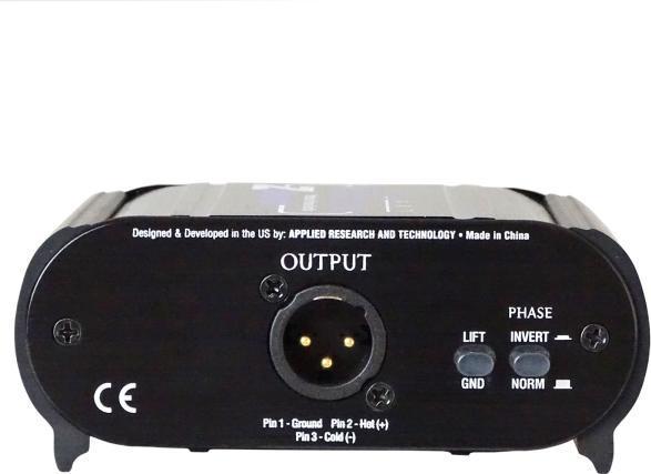 Actual product image ART Audio ART Z-Direct passive DI box with jack cable