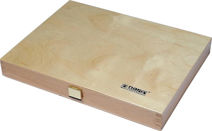 Image du produit Narex Set de ciseaux à bois avec manches en bois dans un coffret en bois, 6 pièces (26 mm)