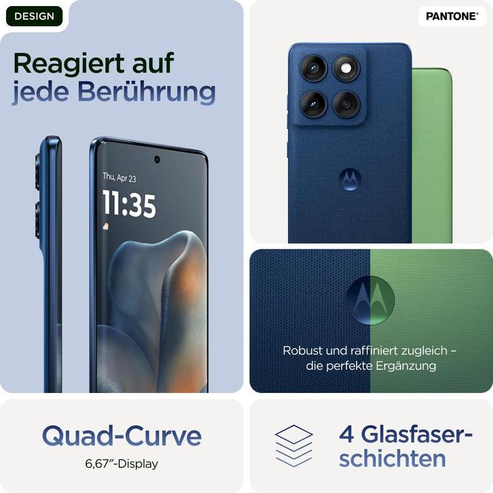 Immagine prodotto Motorola Edge 60 (512 GB, Pantone Mare di Gibilterra, 6.67", Doppia SIM, 50 Mpx, 5G)