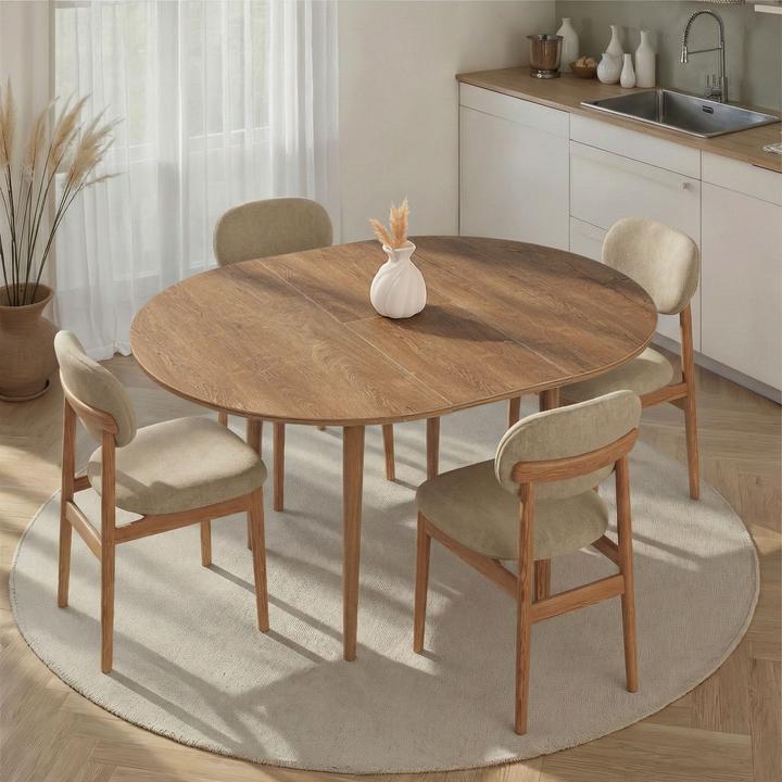 Image du produit Skye Decor Viona Extendable Dining Table (100 x 100 x 75 cm)