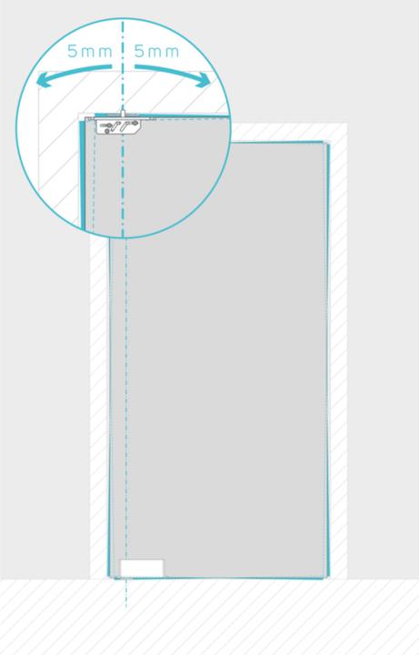 Actual product image FritsJurgens Pivot-Türbänder Sys. M32+/ C, 70mm