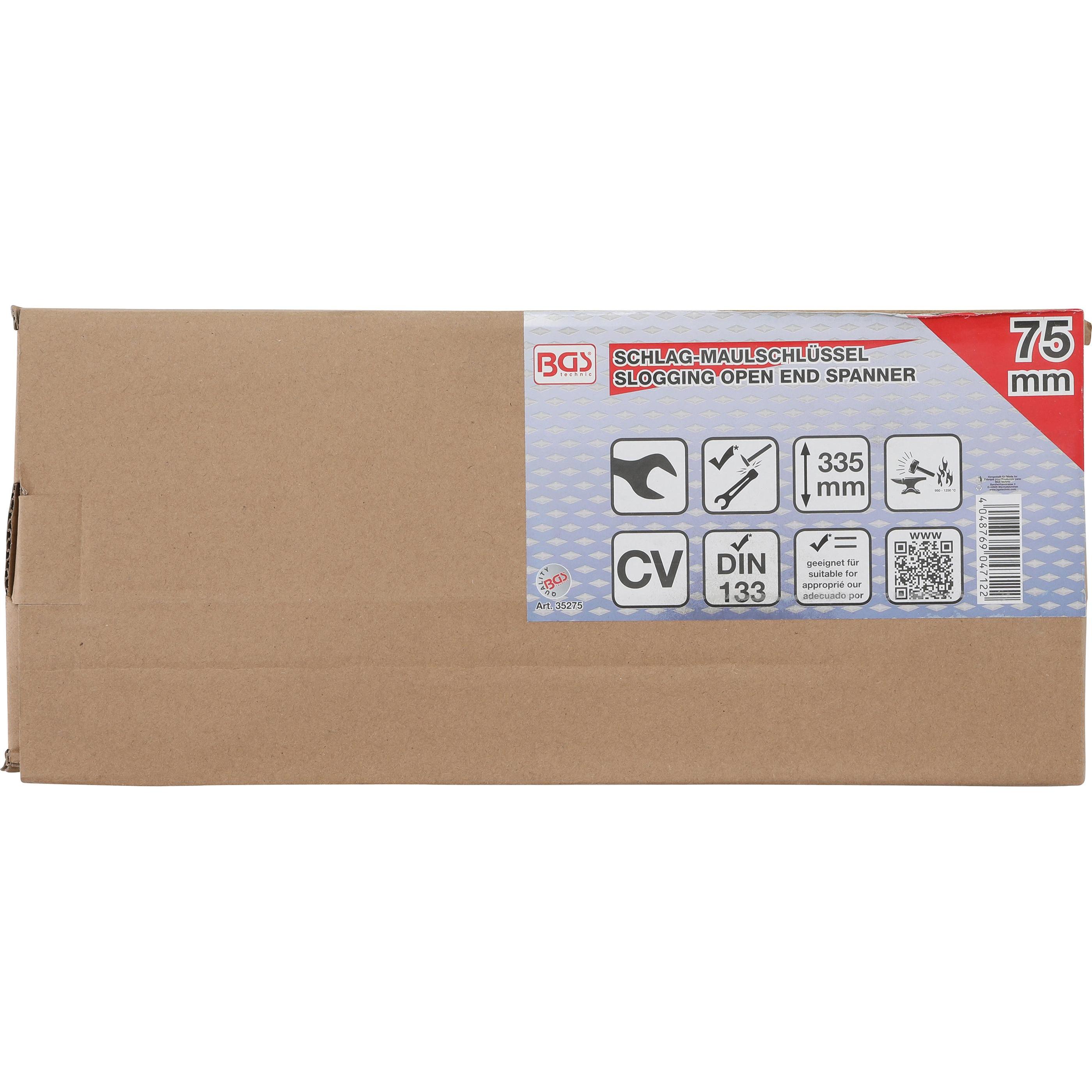 Thumbnail - BGS, Schraubenschlüssel, Schlag-Maulschlüssel SW 75 mm (75 mm)