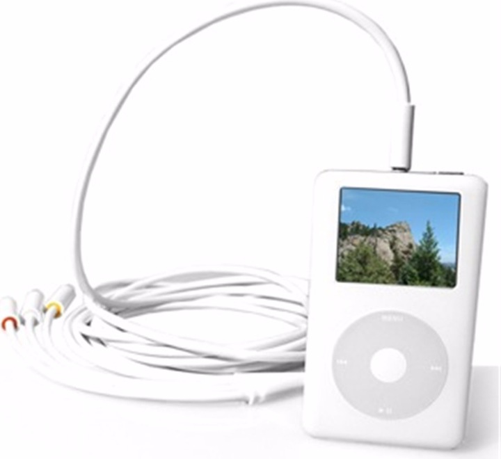 Produktbild MarBlue Marware AV Kabel (3fach RCA) für iPod 5G / photo (4 m)