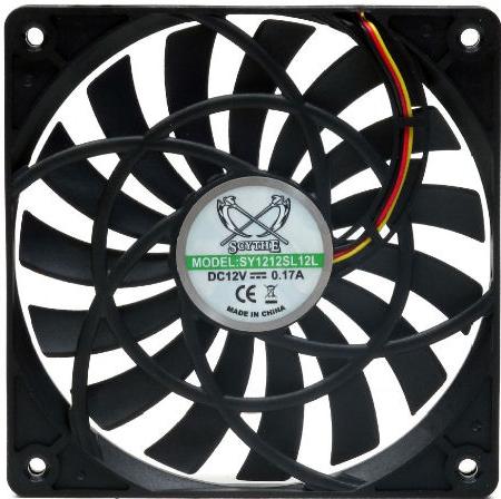 Actual product image Scythe Slip Stream 120 Slim Case Fan (120 mm, 1 x)