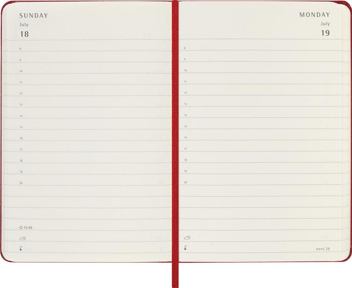 Produktbild Moleskine Taschenagenda Daily (1 Tag / 1 Seite)