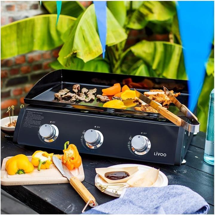 Immagine prodotto Livoo Plancha a gas 3 bruciatori (7.50 kW)