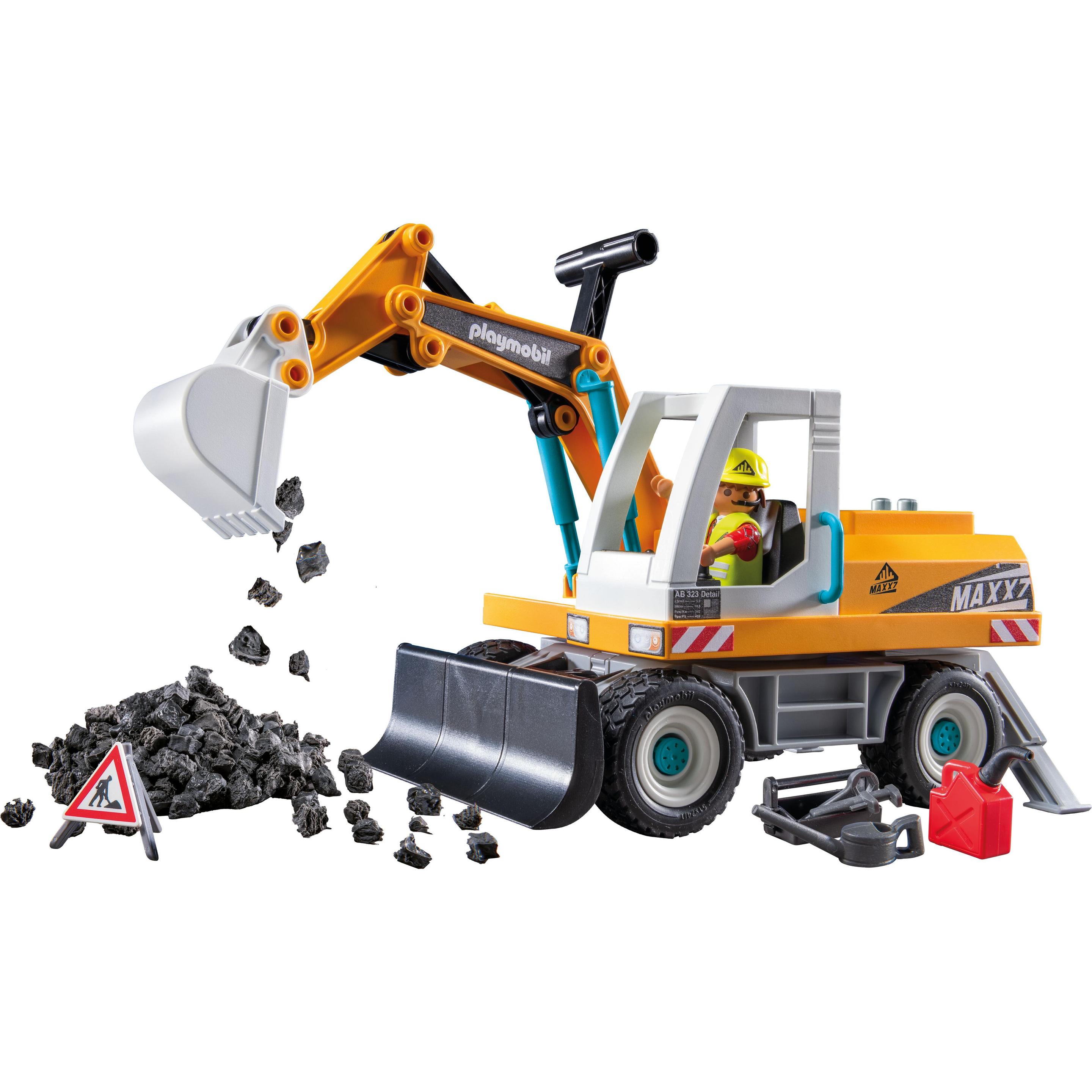 Playmobil Bagger (71749, Playmobil Action Heroes)