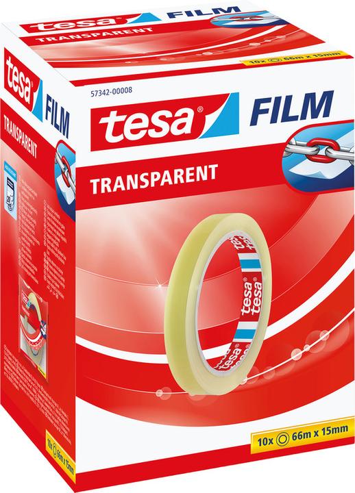 Actual product image tesa tesafilm 1x TRANSPARENT adhesive tape (15 mm)