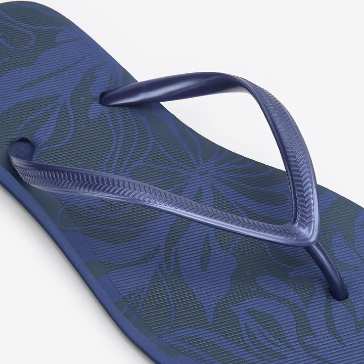 Produktbild Olaian Zehensandalen Damen 500 Flowy petrolblau (39, 40)