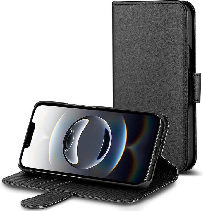SIGN Wallet Cover for iPhone SE 2025 - Black (Apple iPhone 16e)