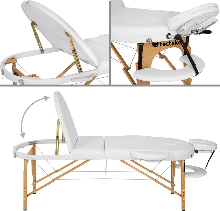 Actual product image tectake Massage table Sawsan