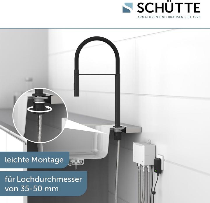 Actual product image Schütte Digital Smart Control Kitchen Faucet with Programmable Pot Fill Function
