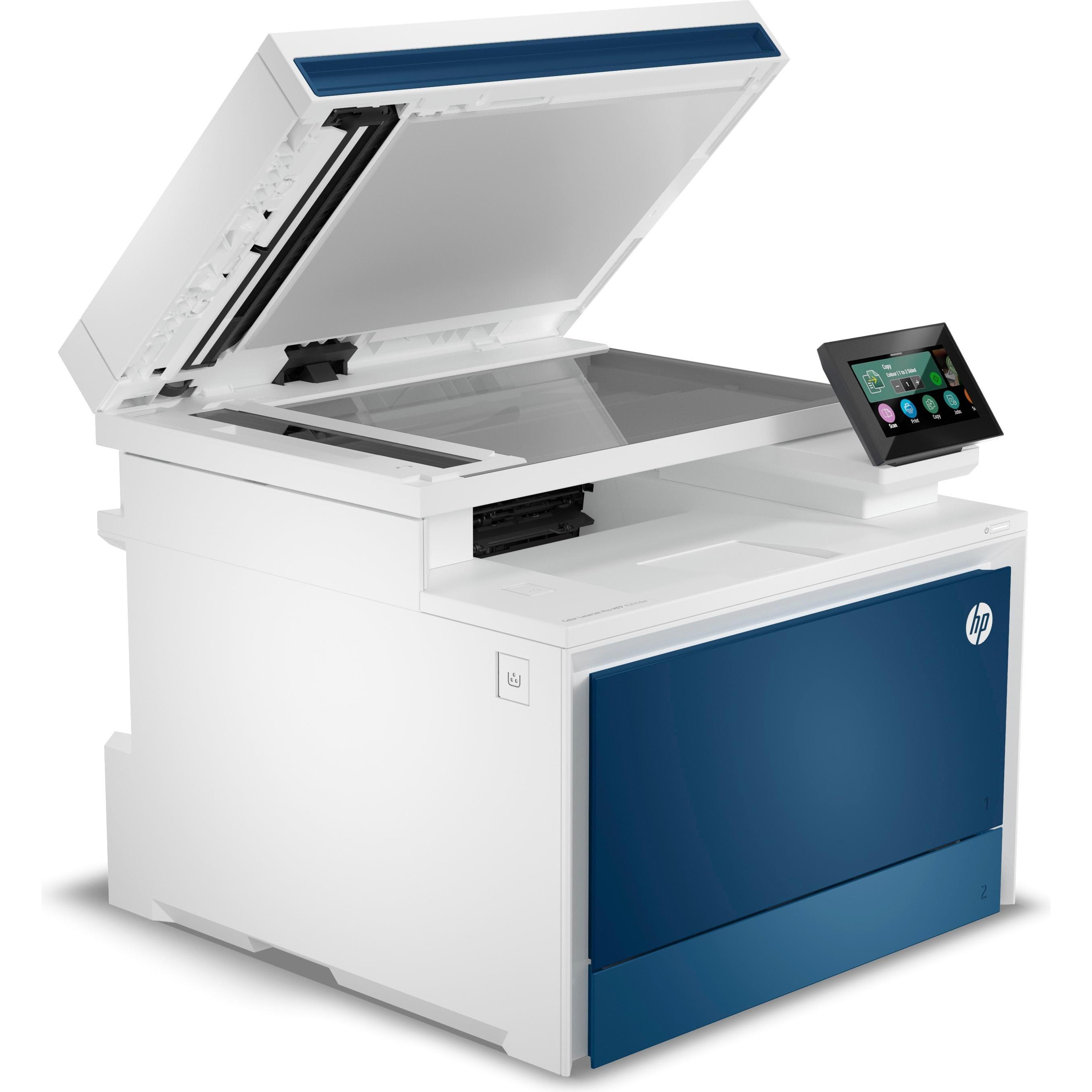 Thumbnail - HP Color LaserJet Pro MFP 4302dw (Laser, Farbe), Drucker, Weiss, Blau