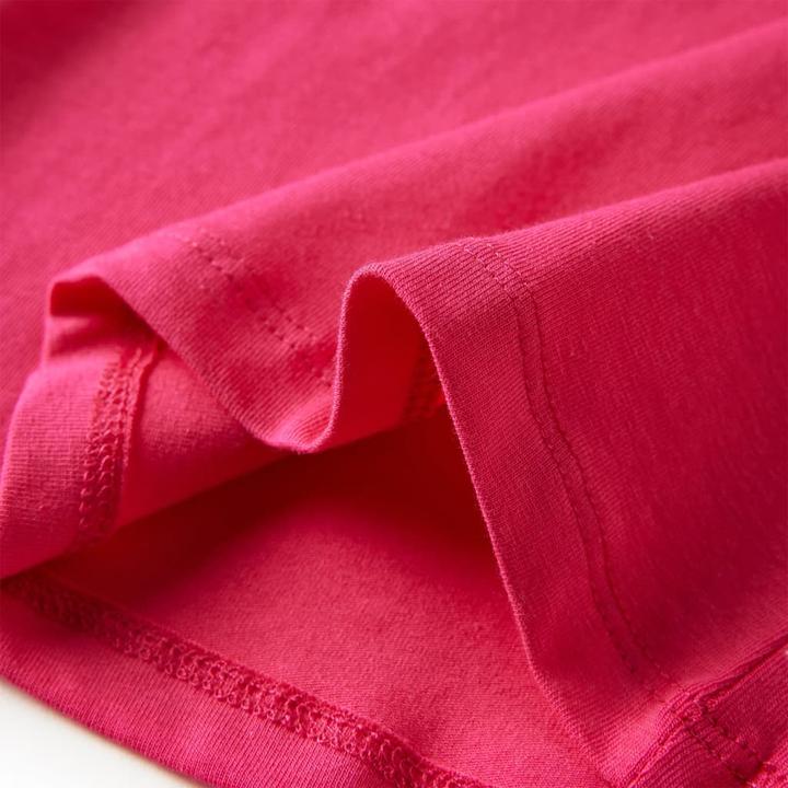 Immagine prodotto VidaXL Camicia a maniche lunghe per bambini rosa acceso 116,Materiale: 95% cotone (116)