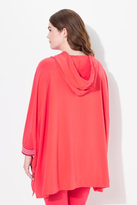 Produktbild Ulla Popken Loungwear-Poncho, oversized, Kapuze, Langarm (50, 52, 54, 56)