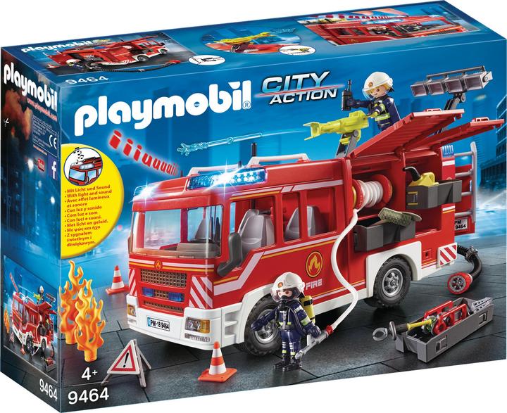 Playmobil Veicolo blindato dei vigili del fuoco (9464, Playmobil Città d'azione)