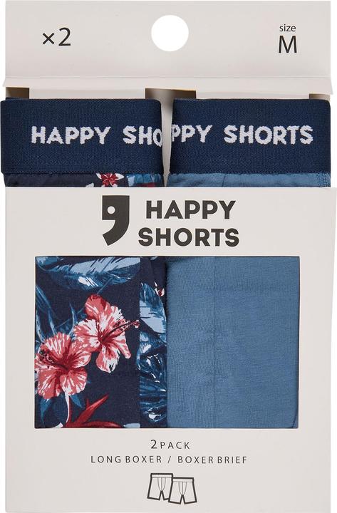 Produktbild Happy shorts Boxer Jersey Long (XL, 2er Pack)