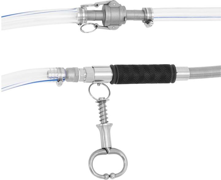 Produktbild Wiesenfield Drenchbesteck Drenchpumpe Drencher Kühe Kälber Edelstahlsonde Bissschutz Ventil