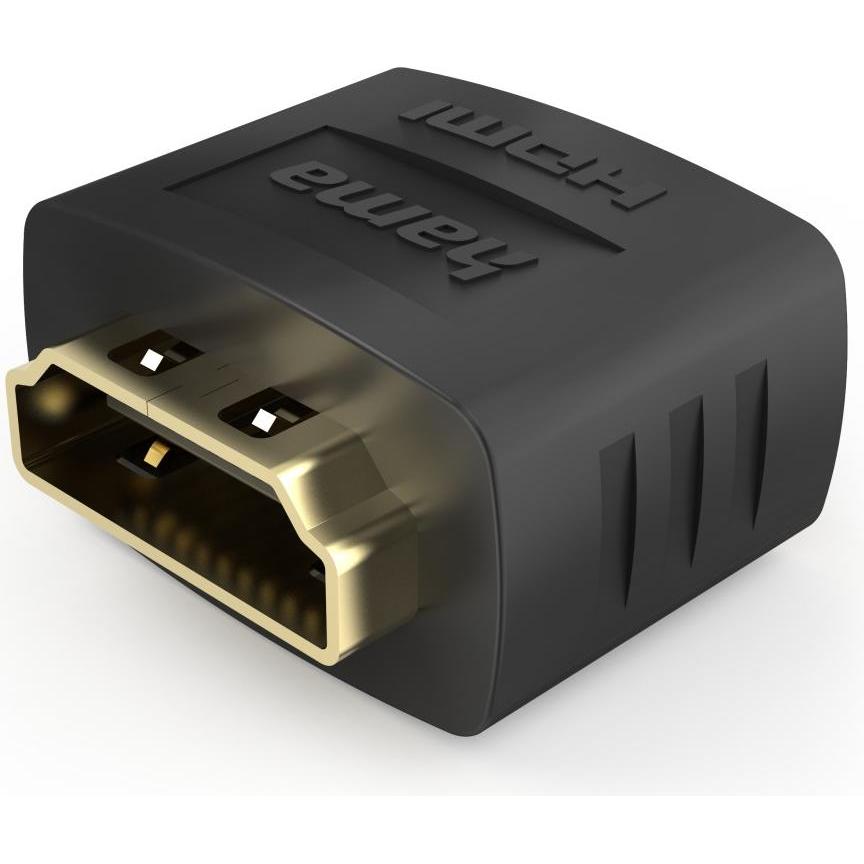 Hama HDMI™-Adapter, Kupplung - Kupplung 8K (HDMI), Data + Video Adapter, Schwarz