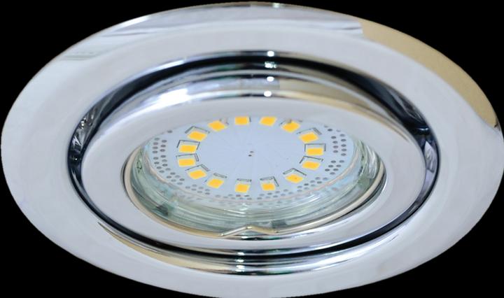 Produktbild Tracon Einbauleuchte für Spotlampen, schwenkbar, krom
