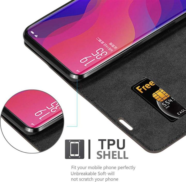 Produktbild Cadorabo Book Invisible Magnet Cover (Oppo Find X)