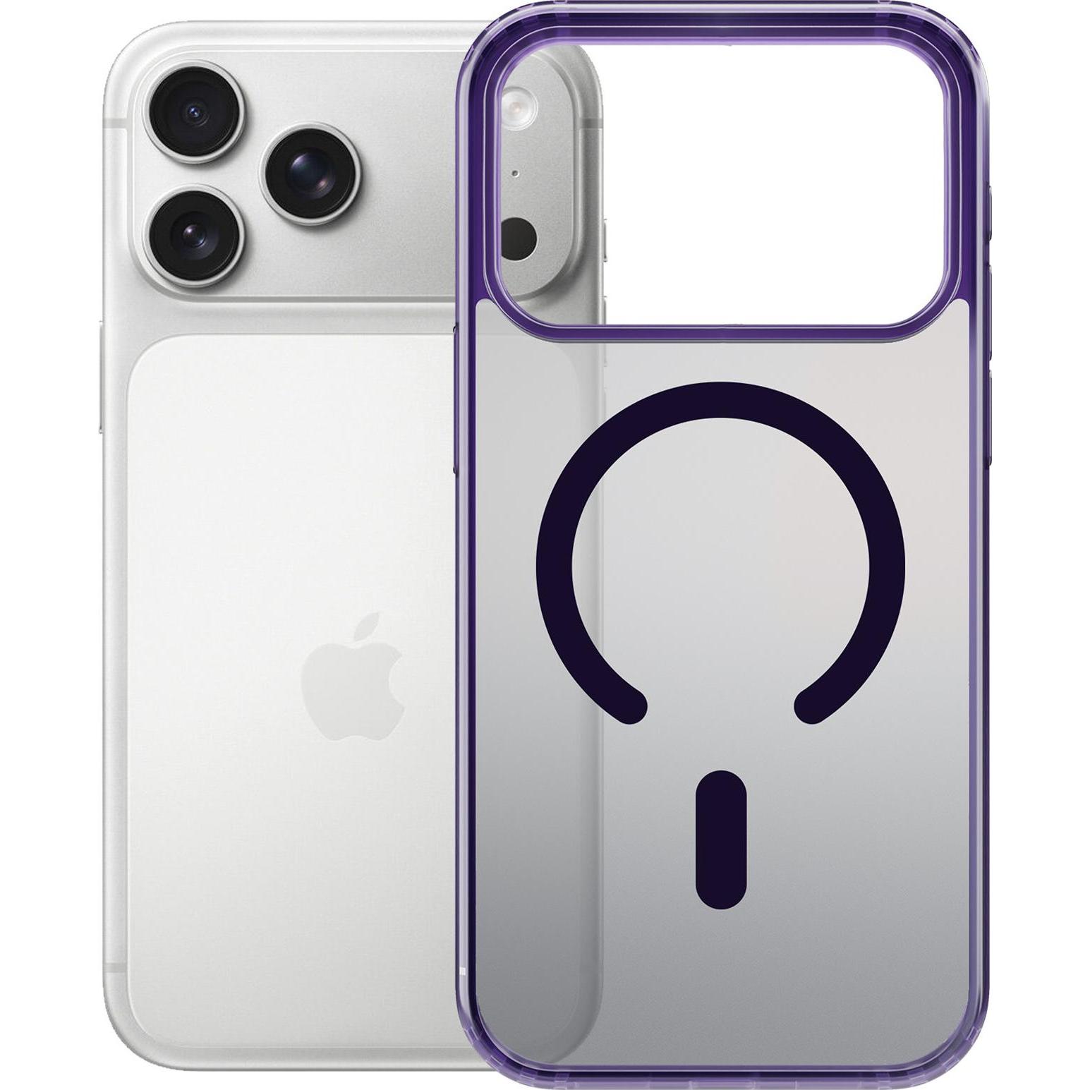 3MK Etui Frosty MagCase do Apple iPhone 17 Pro fioletowy (Apple iPhone 17 Pro), Cover smartphone, Viola