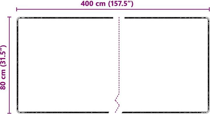 Produktbild vidaXL Läufer (400 x 80 cm)