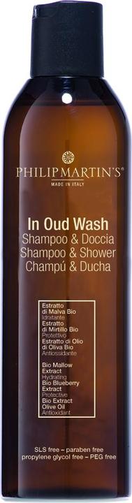 Philip Martin's In Oud Wash Shampoo & Shower (250 ml, Flüssiges Shampoo)