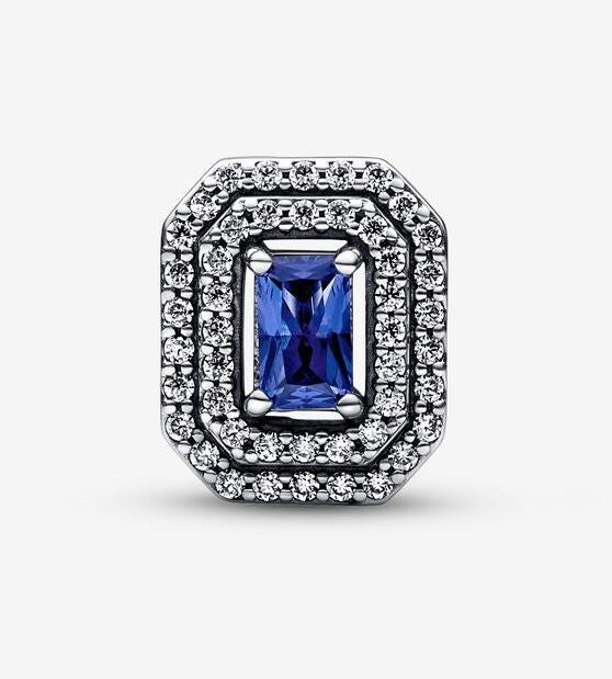 Produktbild Pandora Charm Funkelnder Blauer Stein (Silber 925, Zirkonia)
