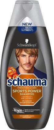 Image du produit Schwarzkopf Schauma - Sports Power Shampoo Strengthening Shampoo For Washing Hair And Body 400Ml (400 ml)