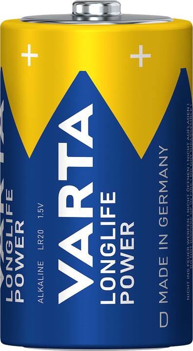 Actual product image Varta Longlife Power (1 pcs., D, 16500 mAh)