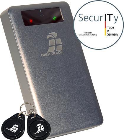Produktbild Digittrade RS256 4TB RFID Security externe Festplatte - 256-Bit AES Verschluesselung 6,35cm 2,5Zoll 5400rpm... (4 TB)
